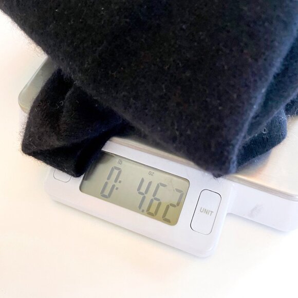 C by Bloomingdale Black Cashmere Sweater, Size XL - Picture 5 of 5